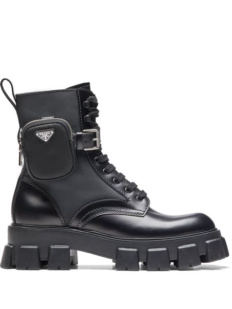 prada sport winter boots|prada ankle pouch combat boots.